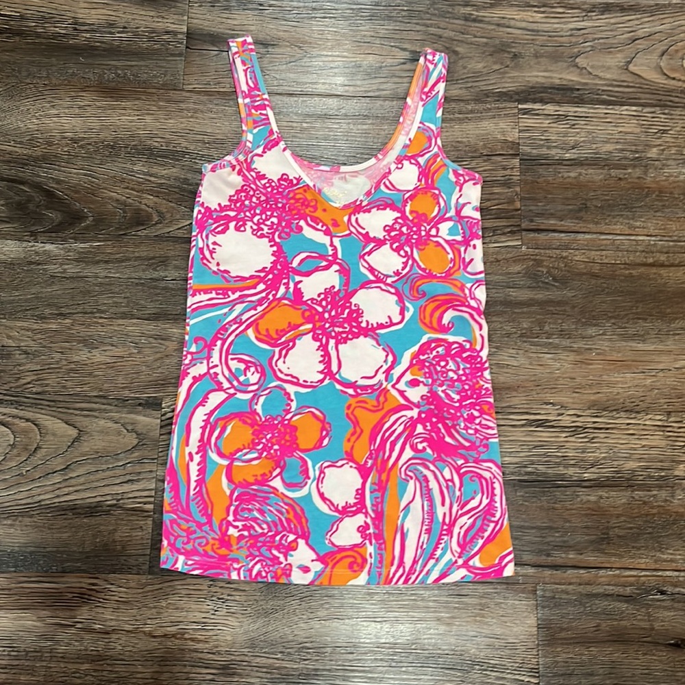 Lilly Pulitzer feeling tanked tabbie tank top xs